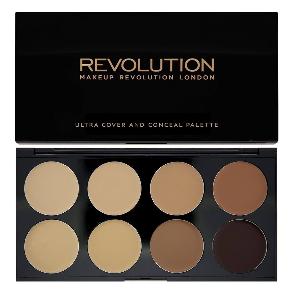 🎨 Makeup Revolution London Ultra Cover and Concealer Palette 0.35 oz. NIB